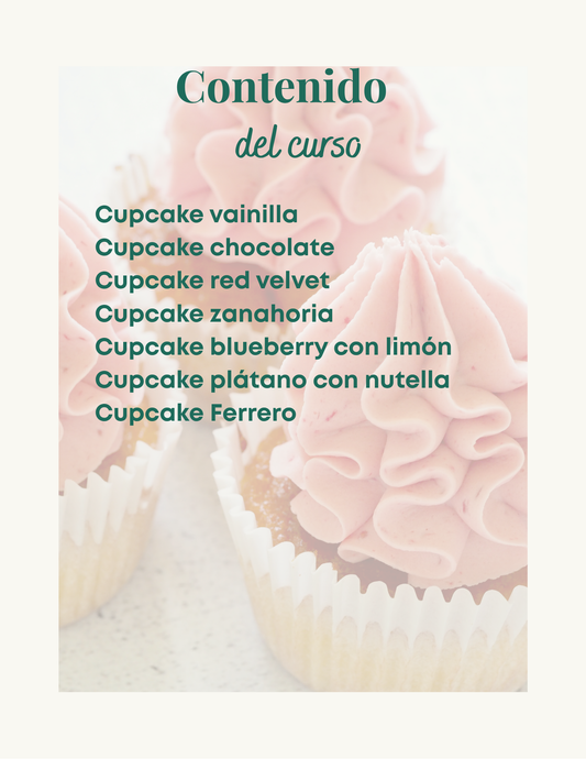 Curso online: Cupcakes desde cero